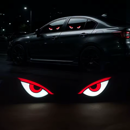 Luces LED Solares "Ojos de Demonio" para Ventana de Coche