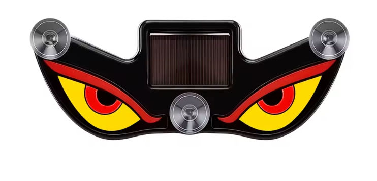 Luces LED Solares "Ojos de Demonio" para Ventana de Coche