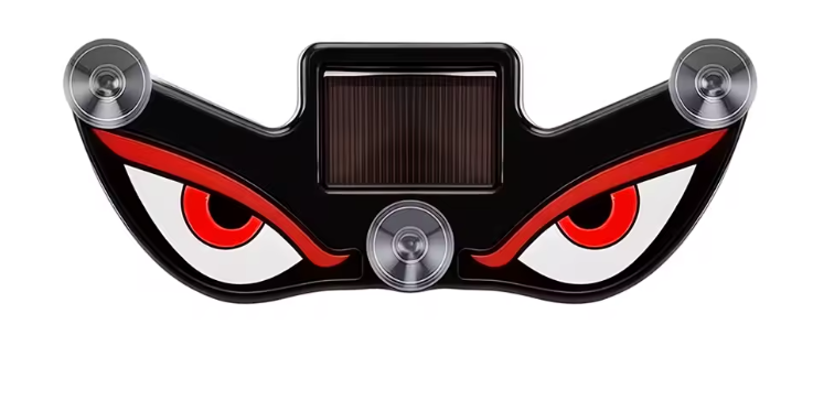 Luces LED Solares "Ojos de Demonio" para Ventana de Coche